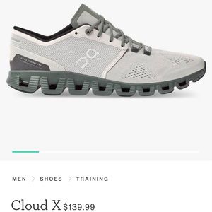 On Cloud | Cloud X Running Shoes Glacier M11